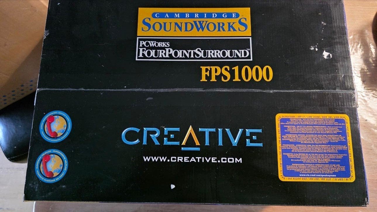 Creative Cambridge SoundWorks FourPointSurround FPS1000, Ophalen of Verzenden, Nieuw, Audiokanaal 4.1, Creative Cambridge SoundWorks