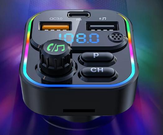 Auto MP3 speler / FM Transmitter met Bluetooth en oplader, Ophalen of Verzenden, Nieuw