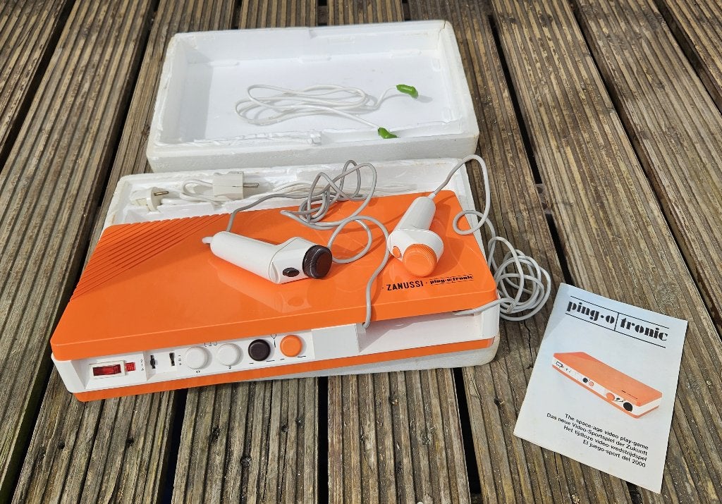 Vintage Zanussi Ping O' Tronic TV ping pong spel, Spelcomputers en Games, Gebruikt, Overige genres, 2 spelers, Ophalen of Verzenden