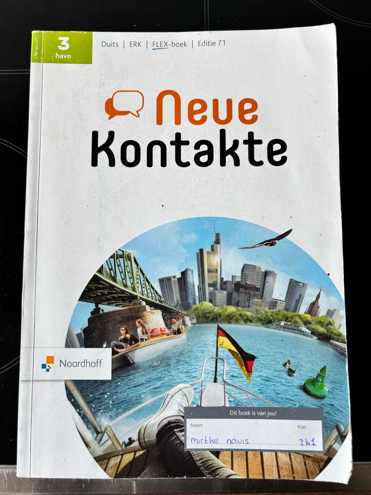 Duits boek 3 havo - Neue Kontakte Editie 7.1, Ophalen of Verzenden, Gelezen, HAVO, Duits