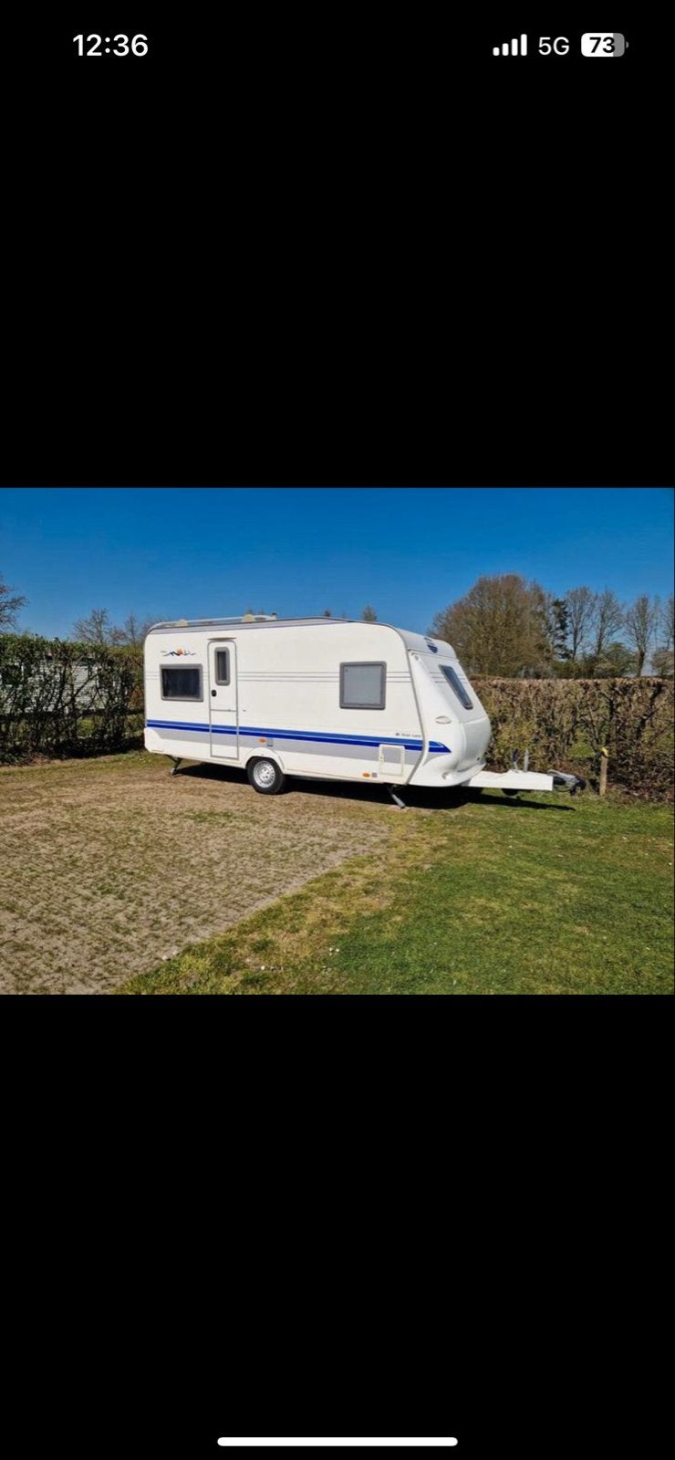 Hobby caravan uit 2007 met complete Doréma voortent, Rondzit, Hobby, Frans bed, Particulier