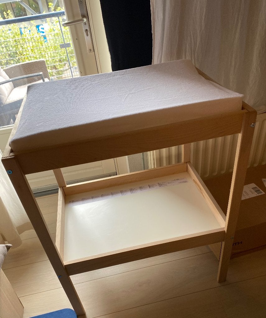 IKEA Sniglar commode met HEMA verschoonkussen – Zgan, Gebruikt, Minder dan 75 cm, 50 tot 70 cm, Commode