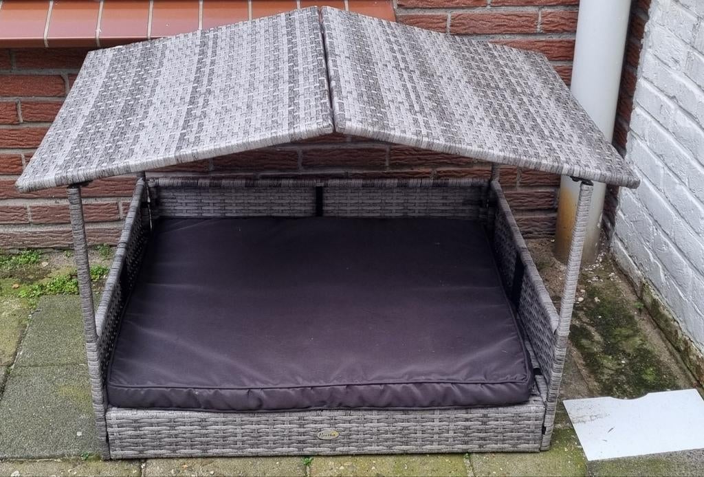 Pawhut hondenhok, Dieren en Toebehoren, 65 tot 100 cm, Hondenhok, Ophalen of Verzenden, Zo goed als nieuw