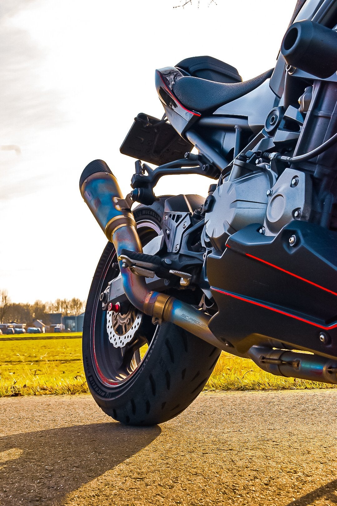 Kawasaki Z900 A2 vol vermogen-FullSystem SC-project uitlaat, 4 cilinders, Particulier, Minimaal motorrijbewijs A2, Handgeschakeld