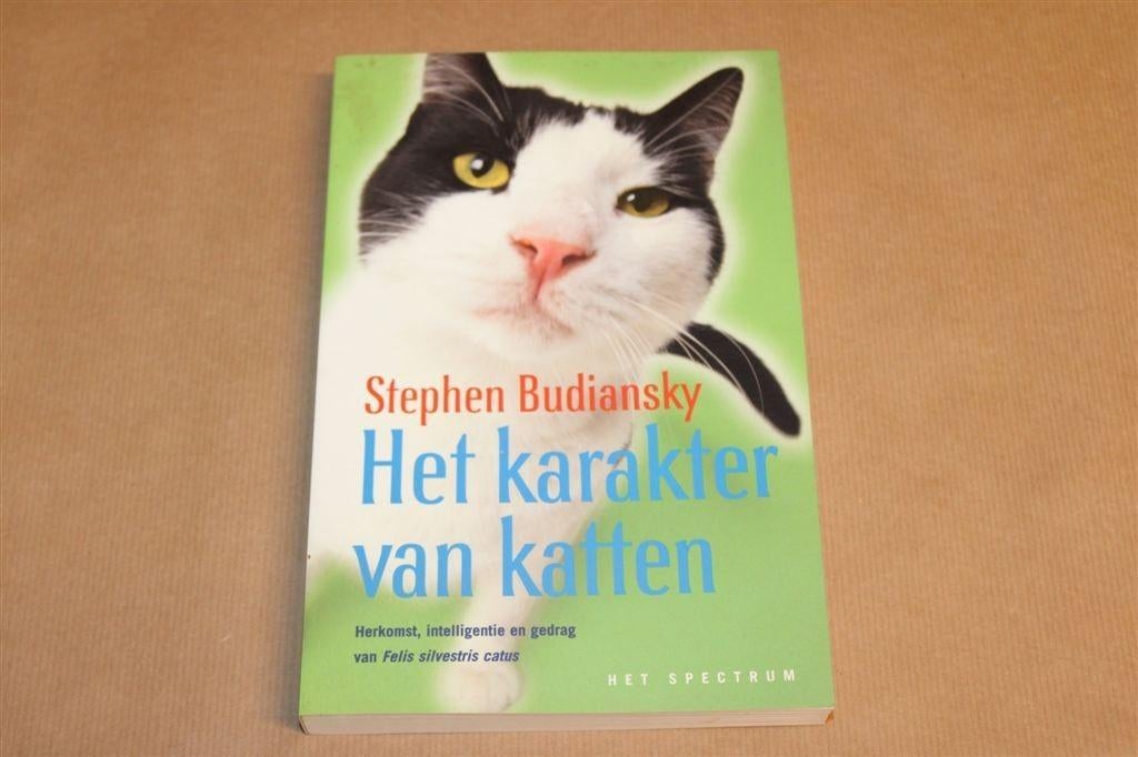 Het Karakter van Katten — Herkomst, Gedrag & Intelligentie, Boeken, Dieren en Huisdieren, Ophalen of Verzenden, Gelezen, Katten