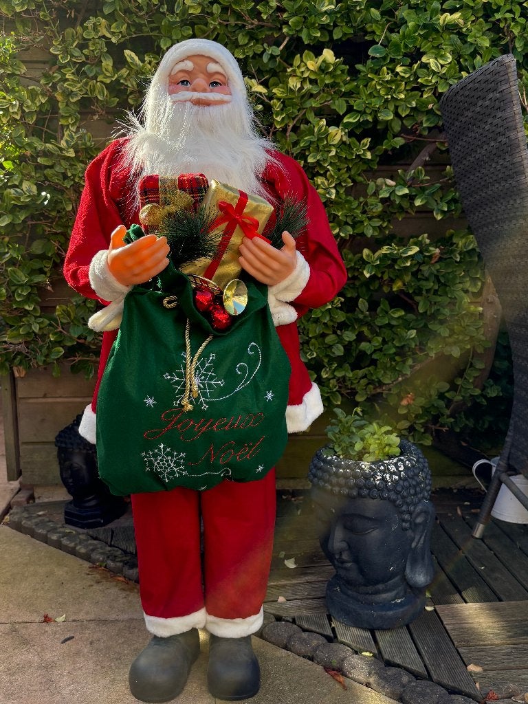Grote kerstman 110cm, Ophalen, Gebruikt