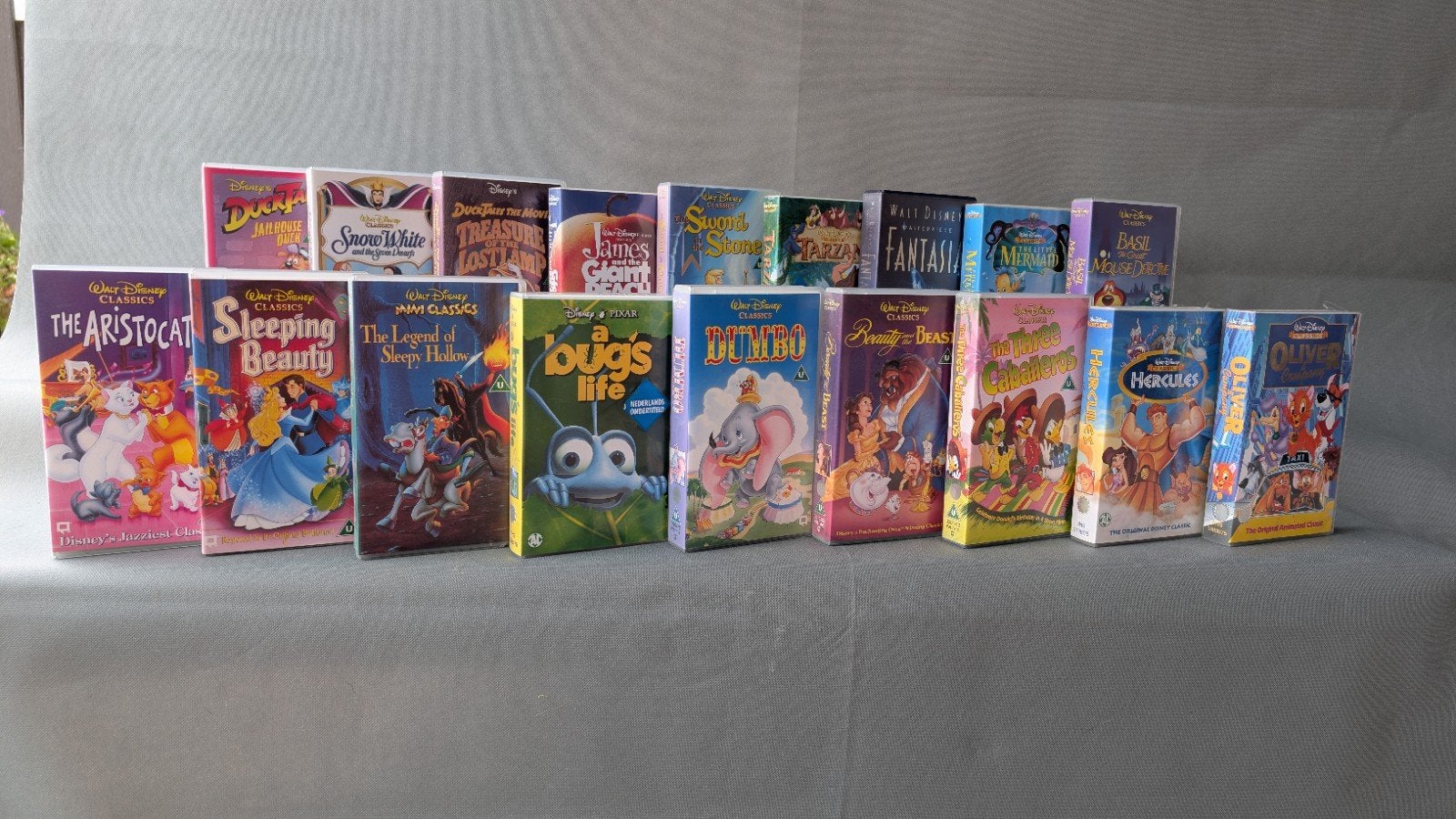 Grote collectie Engelstalige Disney VHS-banden - Klassieke a, Alle leeftijden, Kinderfilm, Ophalen of Verzenden, VHS