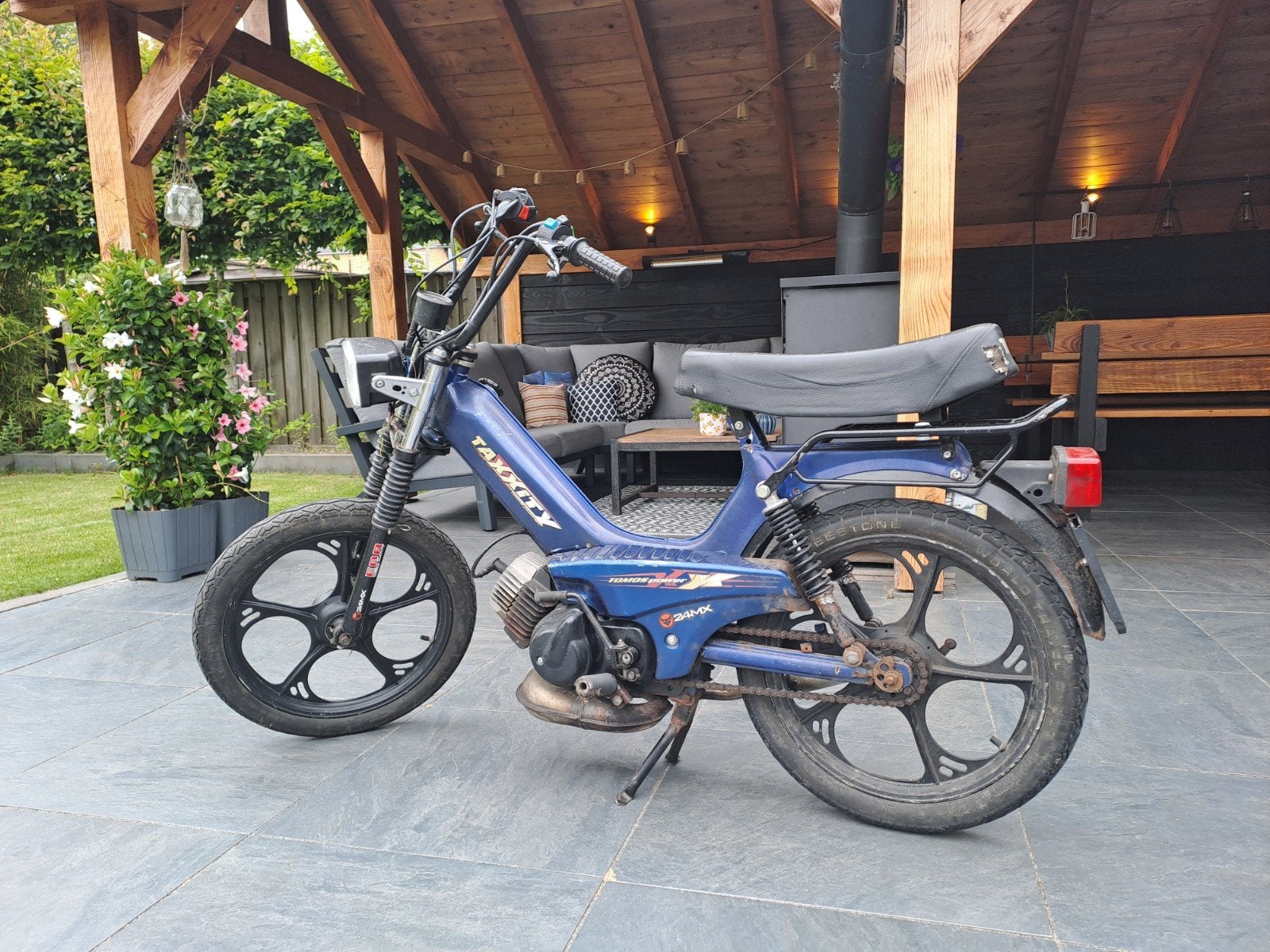 Tomos A35 50cc blauw kenteken, Fietsen en Brommers, Brommers | Tomos, Ophalen, Gebruikt, 2 versnellingen, 50 cc