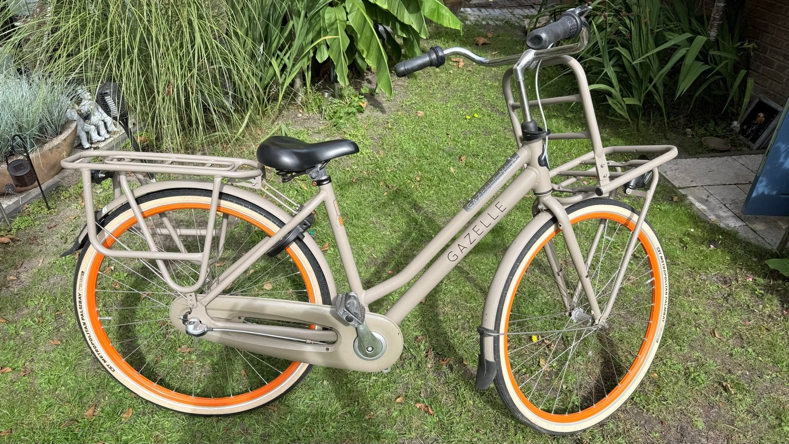 Gazelle Heavy Duty 49inch, 3 versnellingen, terugtraprem, Ophalen, Terugtraprem, Gebruikt, 47 tot 50 cm