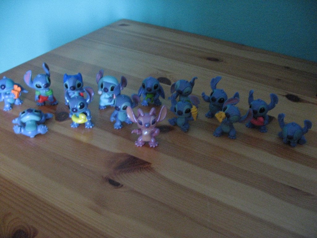 15 actiefiguurtjes Stich, Ophalen of Verzenden, Zo goed als nieuw