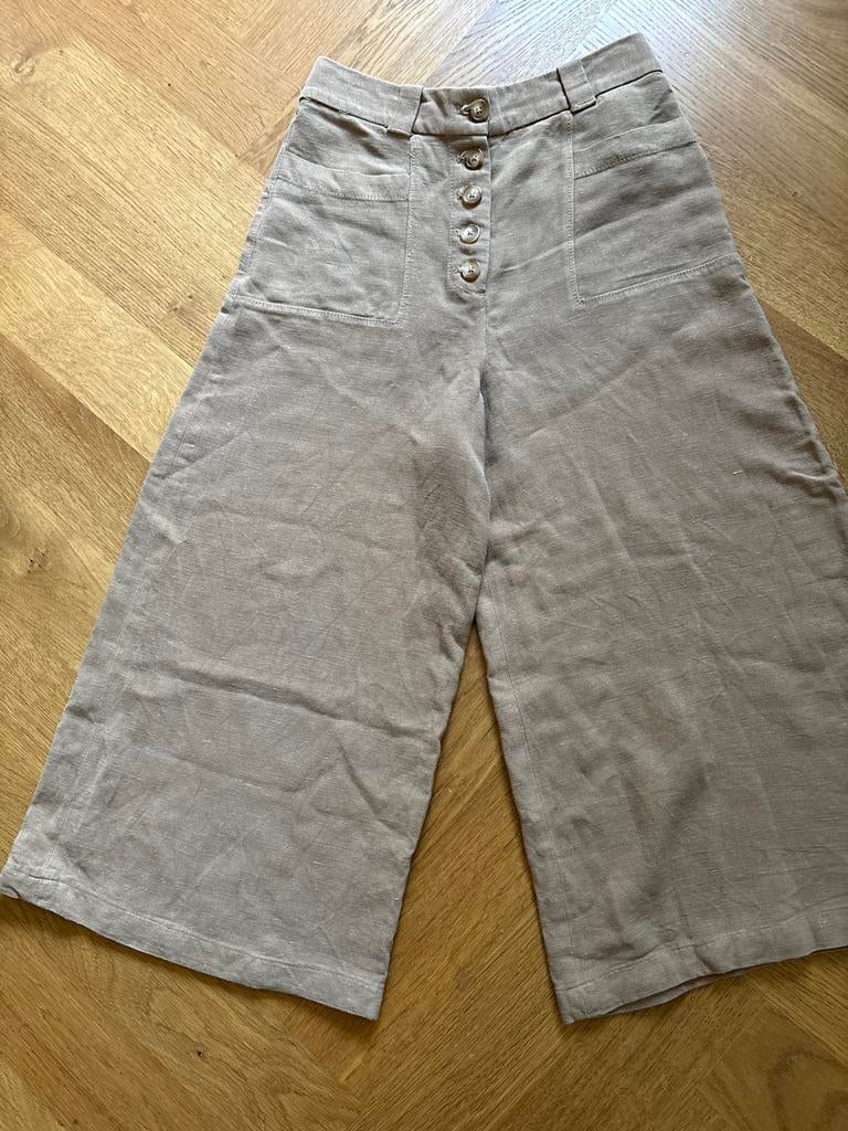 Massimo Dutti Broekrok XS, Beige, Ophalen of Verzenden, Zo goed als nieuw, Driekwart