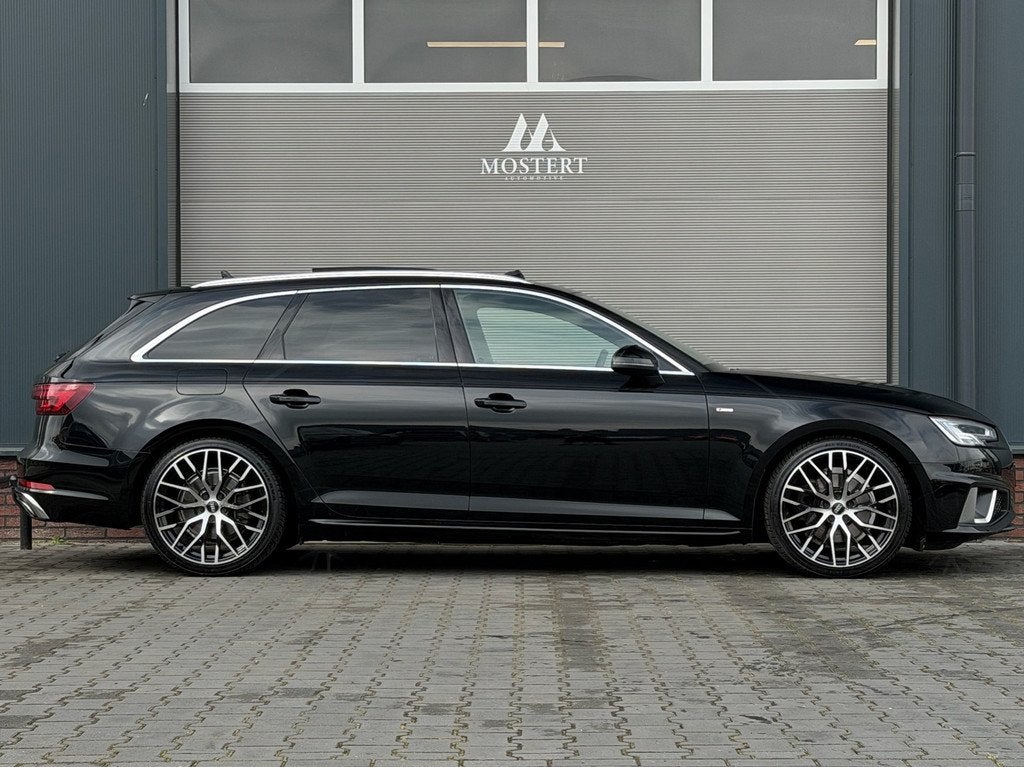 Audi A4 Avant 35 TFSI/150pk Sport S line edition|2019|NAP|Pa, Auto's, Audi, Gebruikt, 4 cilinders, Zwart, Origineel Nederlands