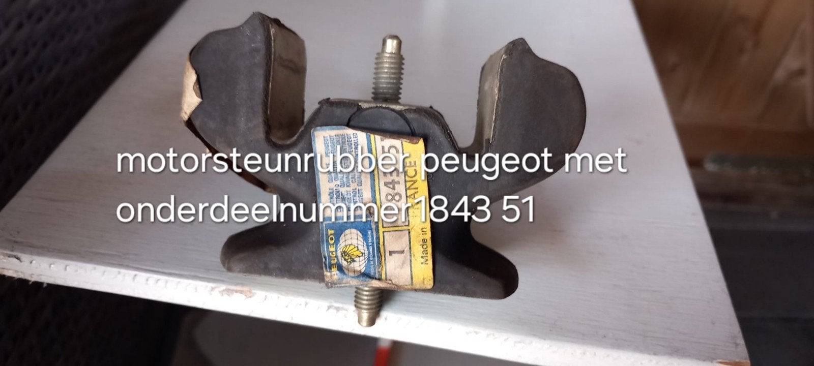 Motorsteunrubber Peugeot met onderdeelnummer 1843 51, Ophalen of Verzenden, Nieuw, Peugeot