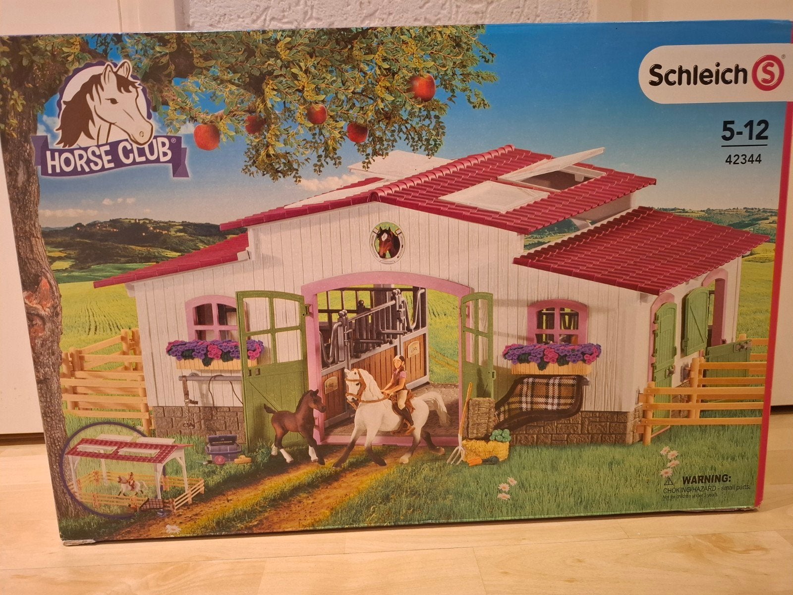 Schleich Horse Club Grote Paardenstal met accessoires, Ophalen of Verzenden, Zo goed als nieuw, Jongen of Meisje