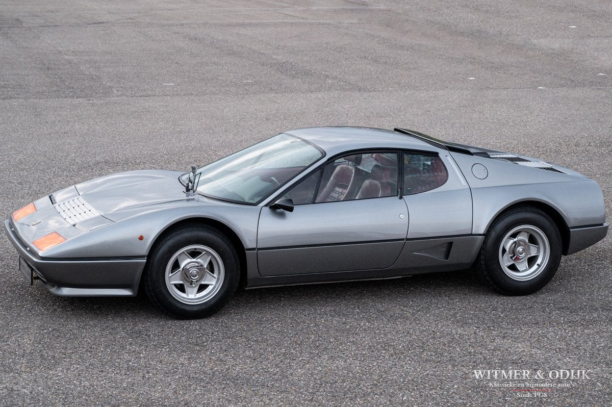Ferrari 512 Boxer Berlinetta Grigio Ferro Met. (bj 1980), Auto's, Dealer onderhouden, Achterwielaandrijving, Gebruikt, Overige modellen