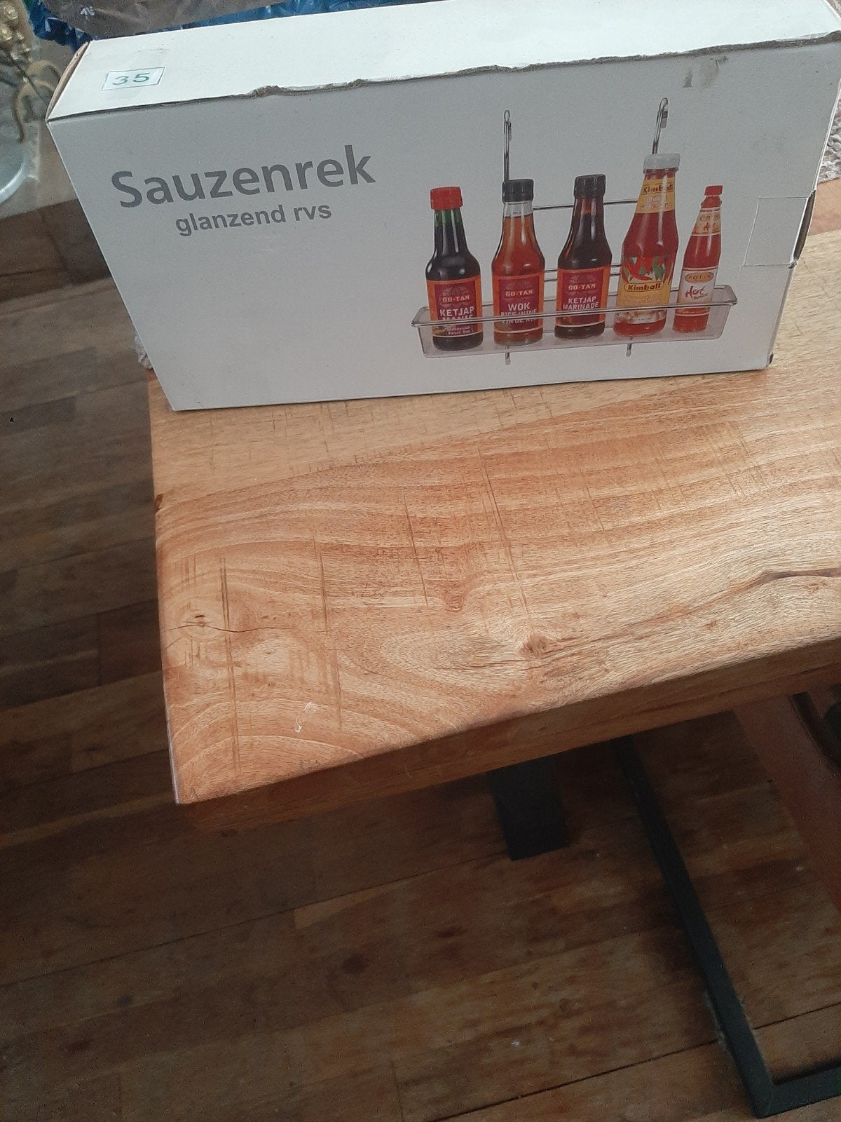 Sausenrek glanzend RVS - Xenos, Overige typen, Ophalen of Verzenden, Metaal, Overige merken
