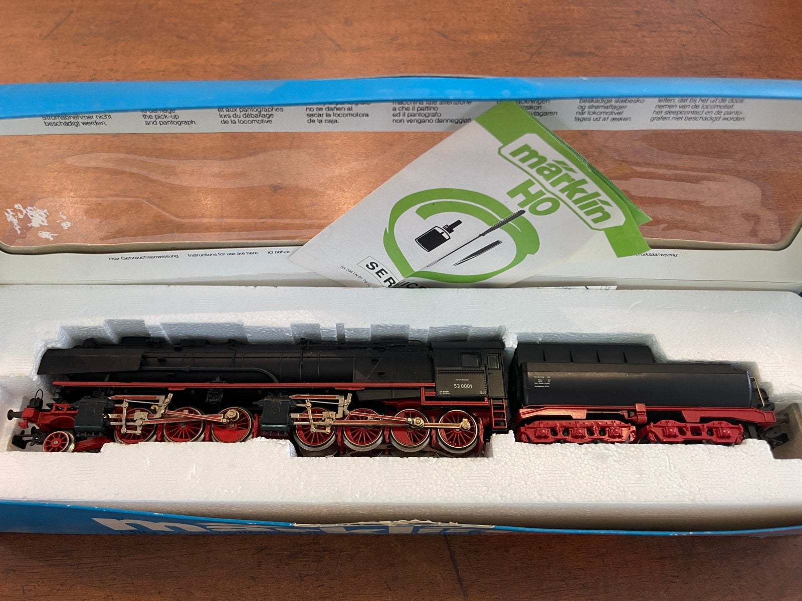 ** MALLET ** Märklin 3102 ** Met Boekje **, Wisselstroom, Locomotief, Ophalen of Verzenden, Zo goed als nieuw