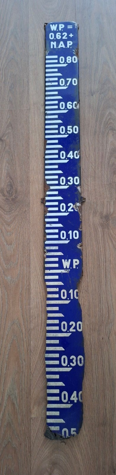 emaille watermeter., Ophalen