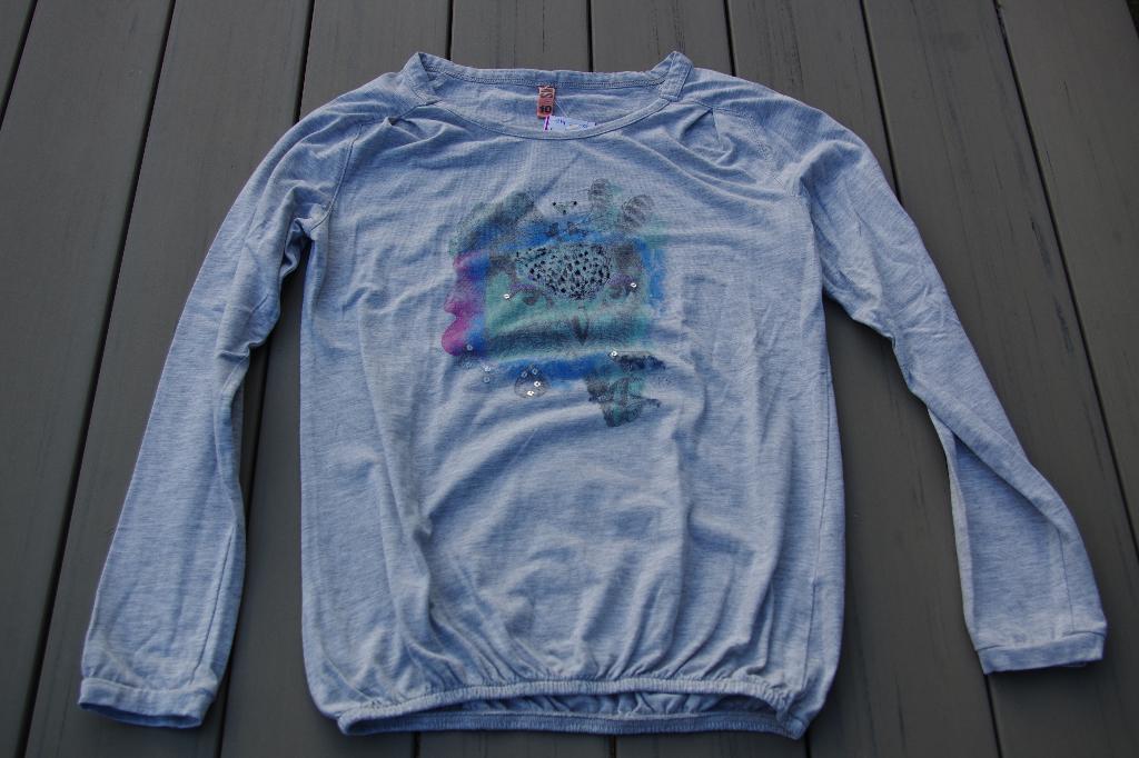 CKS Longsleve Grijs met Uil aan voorkant maat 140, Kinderen en Baby's, Kinderkleding | Maat 140, Gebruikt, Meisje, Ophalen of Verzenden