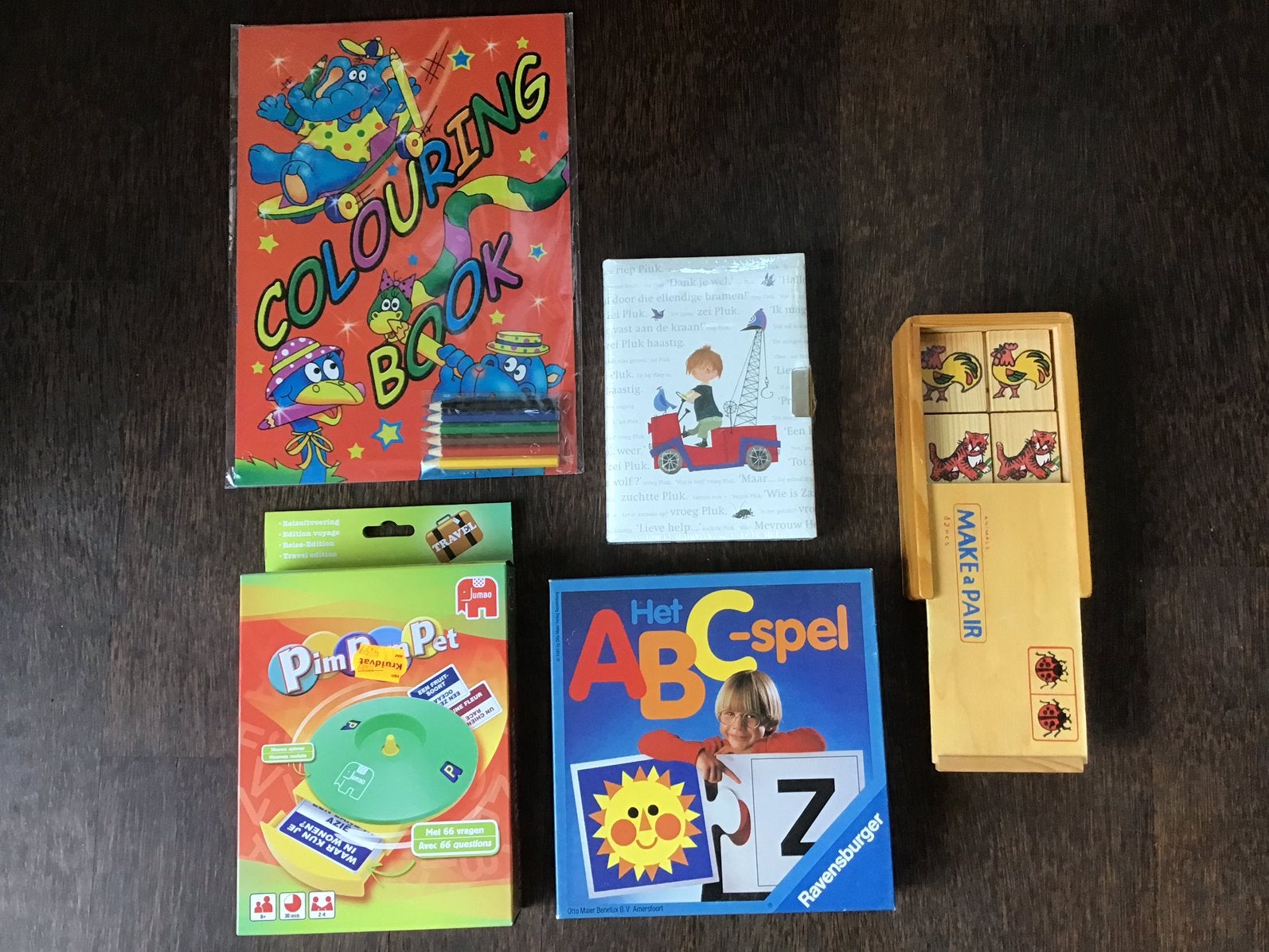 Pim-Pam-Pet - ABC spel - make a pair - kleutboek, Ophalen of Verzenden, Zo goed als nieuw