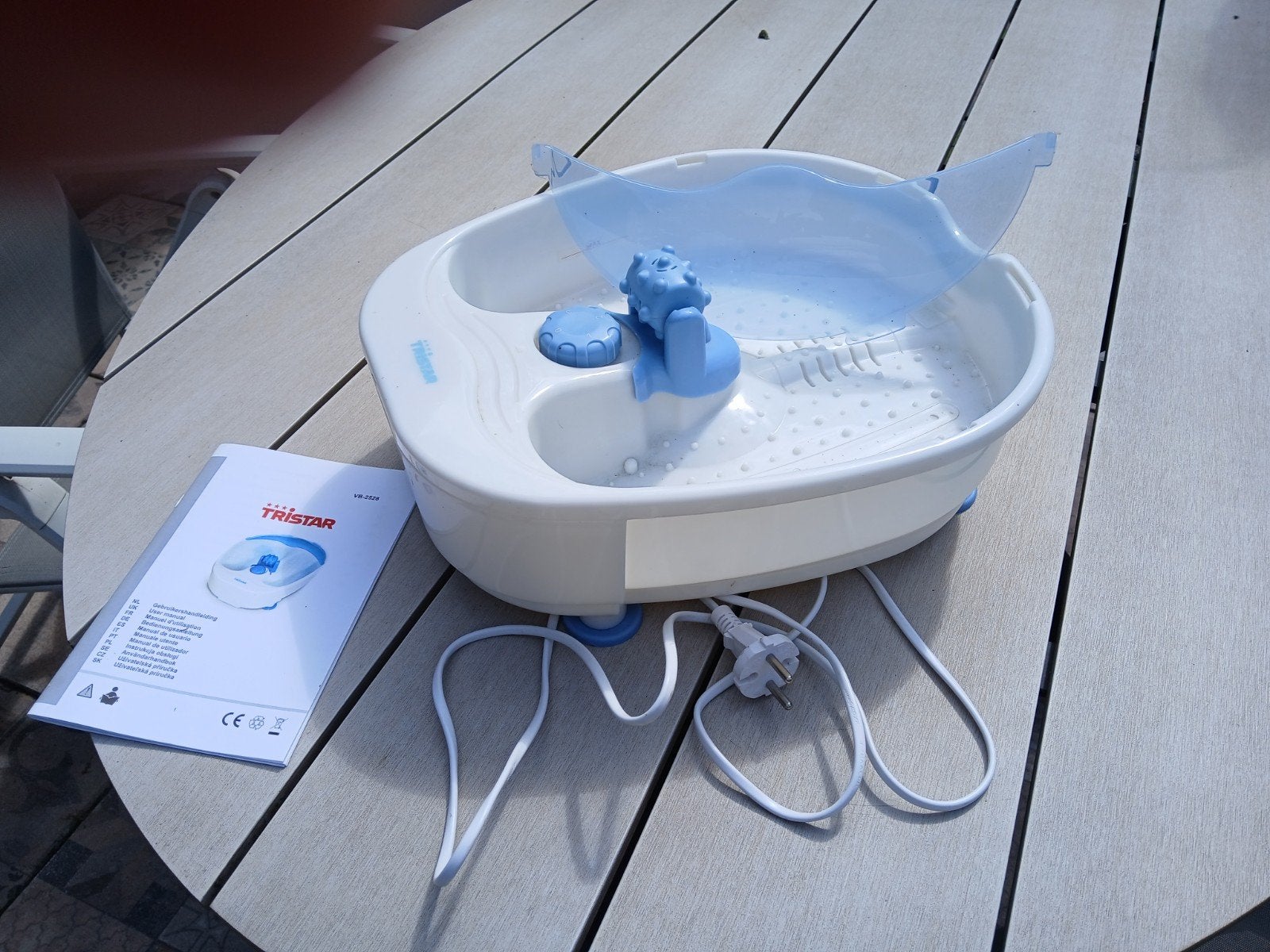 Tristar Voetenbad VB-2528 - Ontspanning voor uw voeten, Ophalen, Zo goed als nieuw, Hand- en Voetverzorging