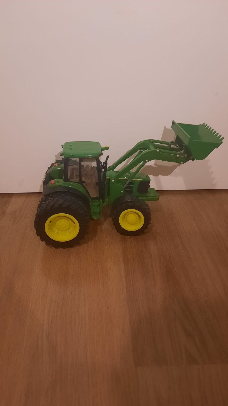 John Deere Tractor met voorlader en aanhanger, Ophalen of Verzenden, Gebruikt