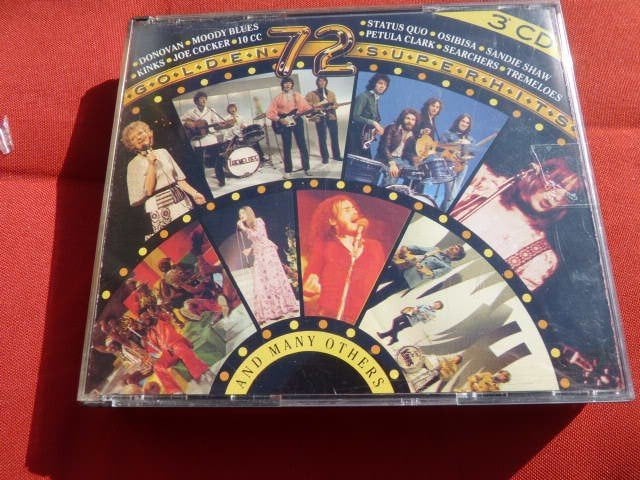 Div.Artists - 3CD BOX / 72 Golden Superhits, Ophalen of Verzenden, Zo goed als nieuw, Poprock