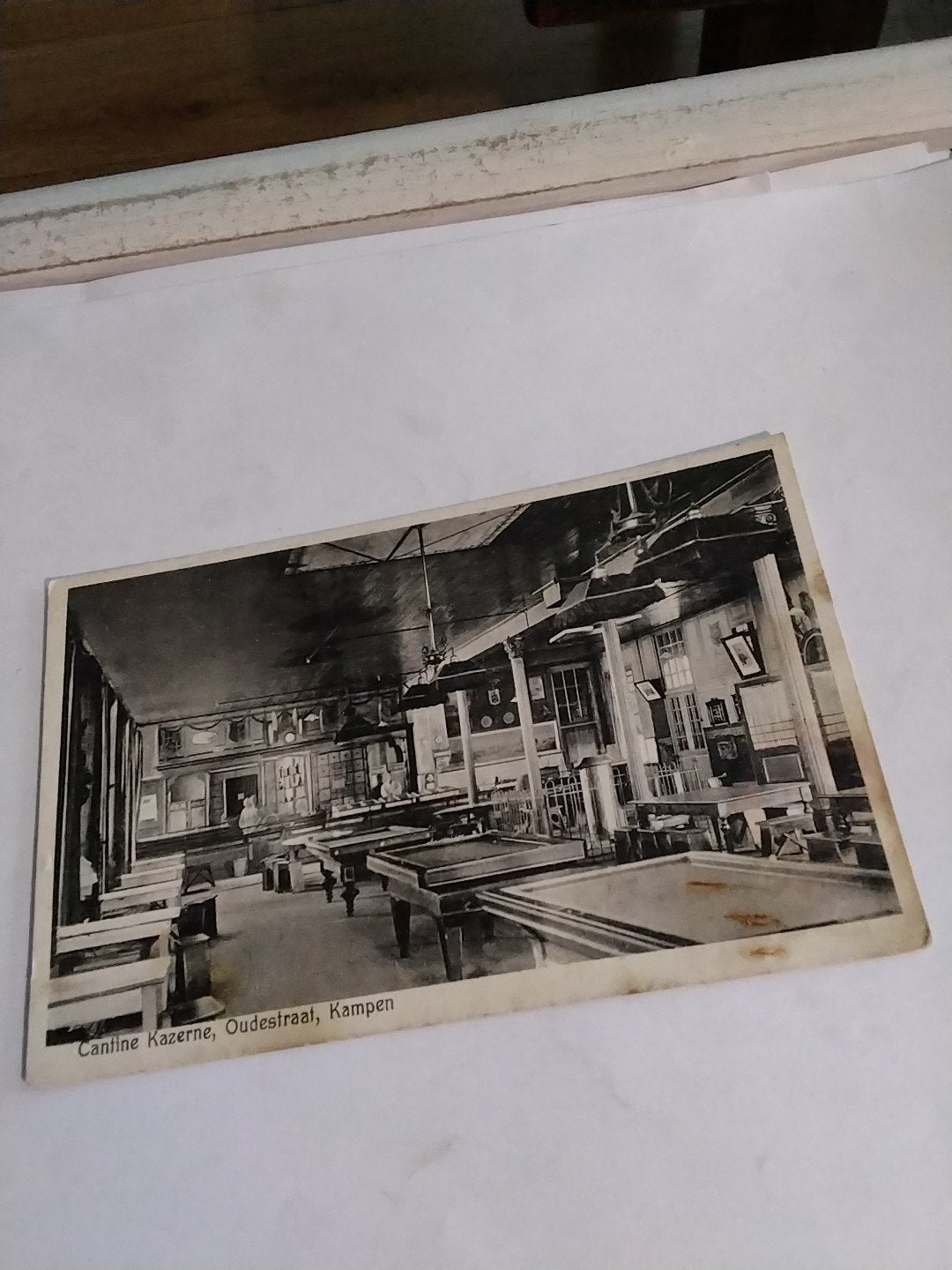 Oude Ansichtkaart: Cantine Kazerne, Oudestraat, Kampen, Ophalen of Verzenden, Voor 1920, Gelopen