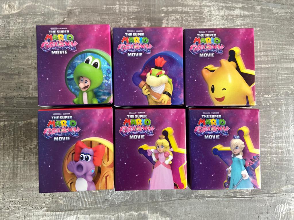 super mario galaxy movie toys mcdonald's happy meal, Ophalen of Verzenden, Nieuw