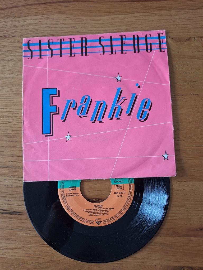 Sister Sledge - Frankie (Vinyl Single), Cd's en Dvd's, Vinyl Singles, Fotohoes, Ophalen of Verzenden, Gebruikt, Pop
