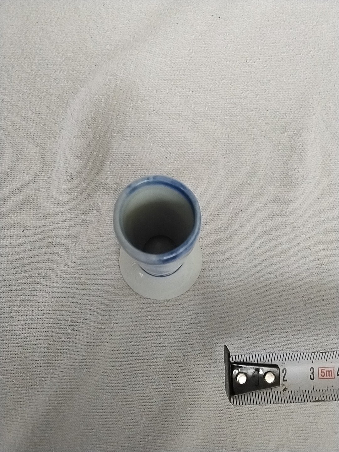 Miniatuur Delfts Blauw Vaasje - Handgeschilderd, Antiek en Kunst, Ophalen of Verzenden