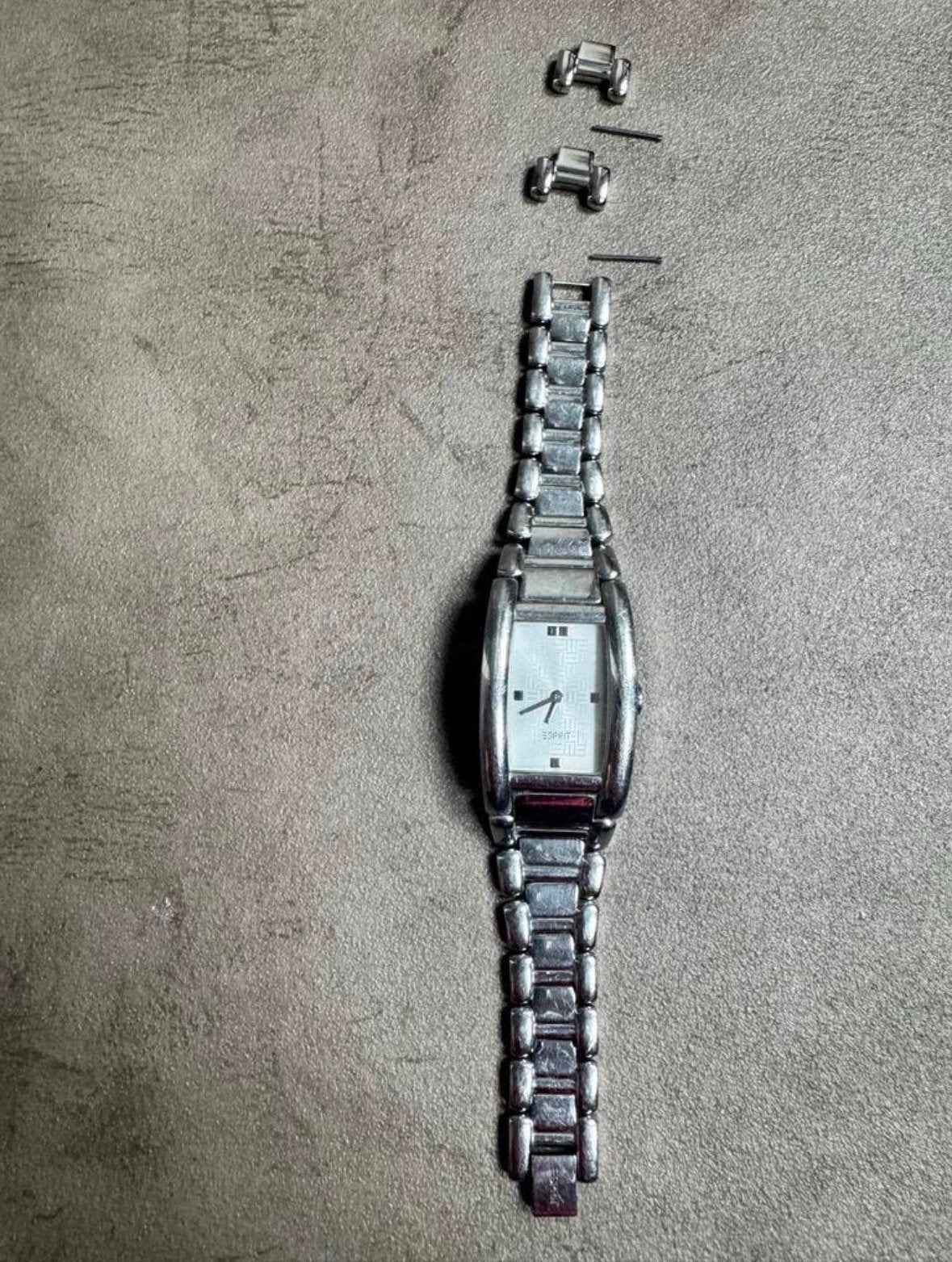 Esprit horloge, Gebruikt, Staal, Ophalen of Verzenden, Polshorloge