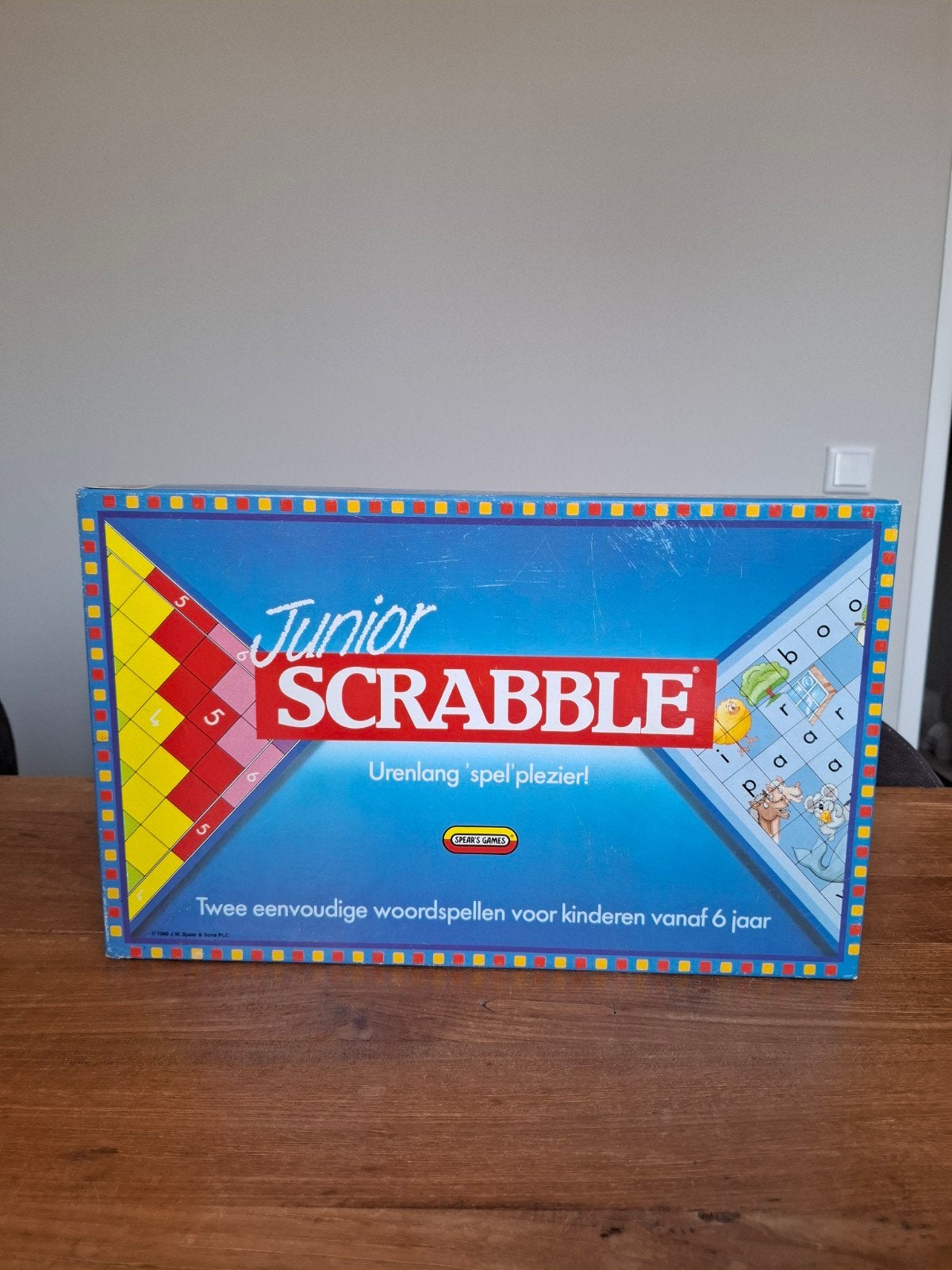 Junior Scrabble Bordspel - Urenlang speelplezier!, Drie of vier spelers, Ophalen of Verzenden, Gebruikt, Goliath