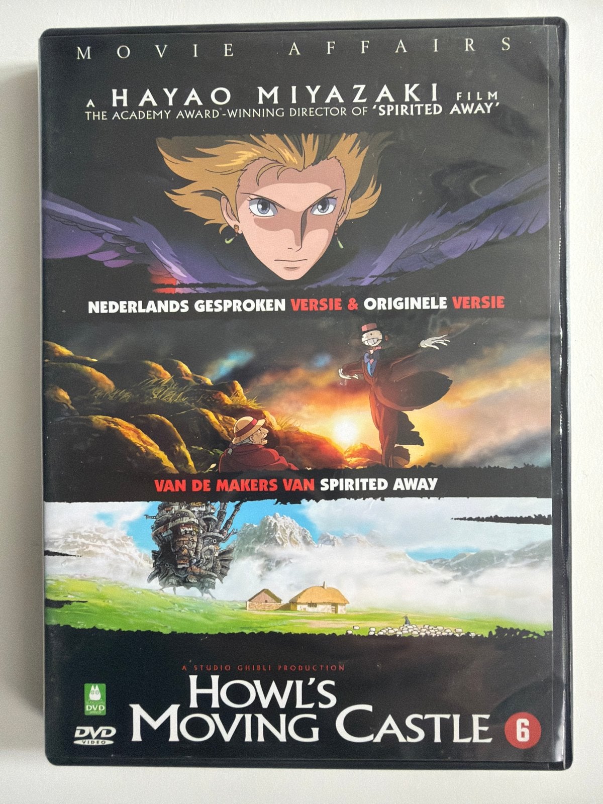 Howl's Moving Castle DVD - Studio Ghibli (NL/Origineel), Animatie, Anime (Japans), Nederlands, Zo goed als nieuw