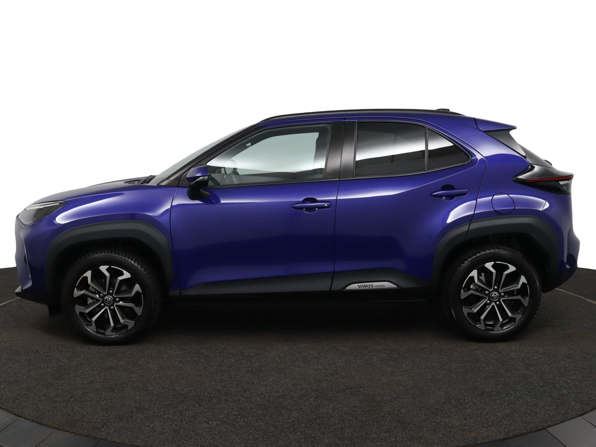 Toyota Yaris Cross 1.5 Hybrid 115 Dynamic Adaptive Cruise Co, Stof, Gebruikt, Blauw, 116 pk