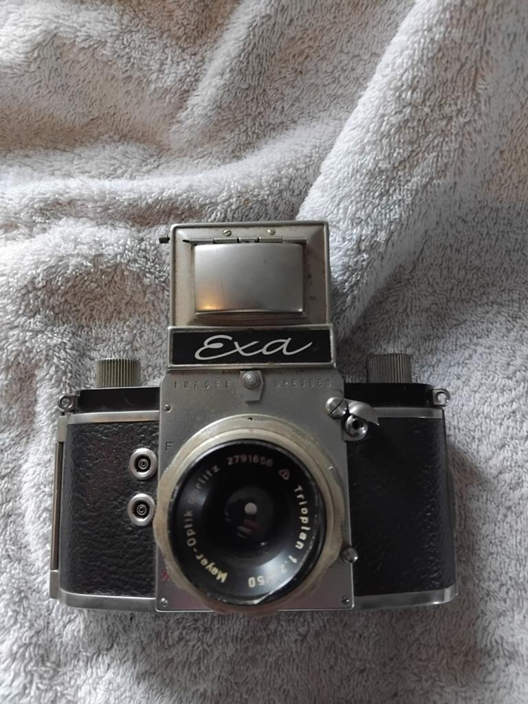 Image Exa camera met tas, Audio, Tv en Foto, Fotocamera's Analoog, Ophalen of Verzenden, Gebruikt, Spiegelreflex, Overige Merken