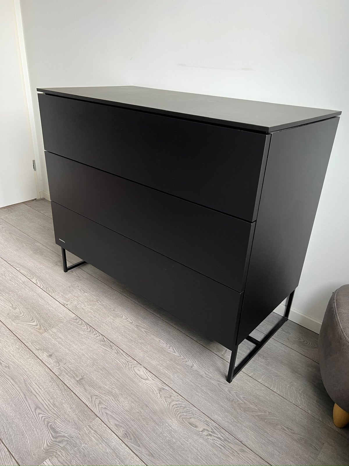 Kidsmill commode zwart, Kinderen en Baby's, Kinderkamer | Commodes en Kasten, Ophalen, Gebruikt, 50 tot 70 cm, 100 cm of meer