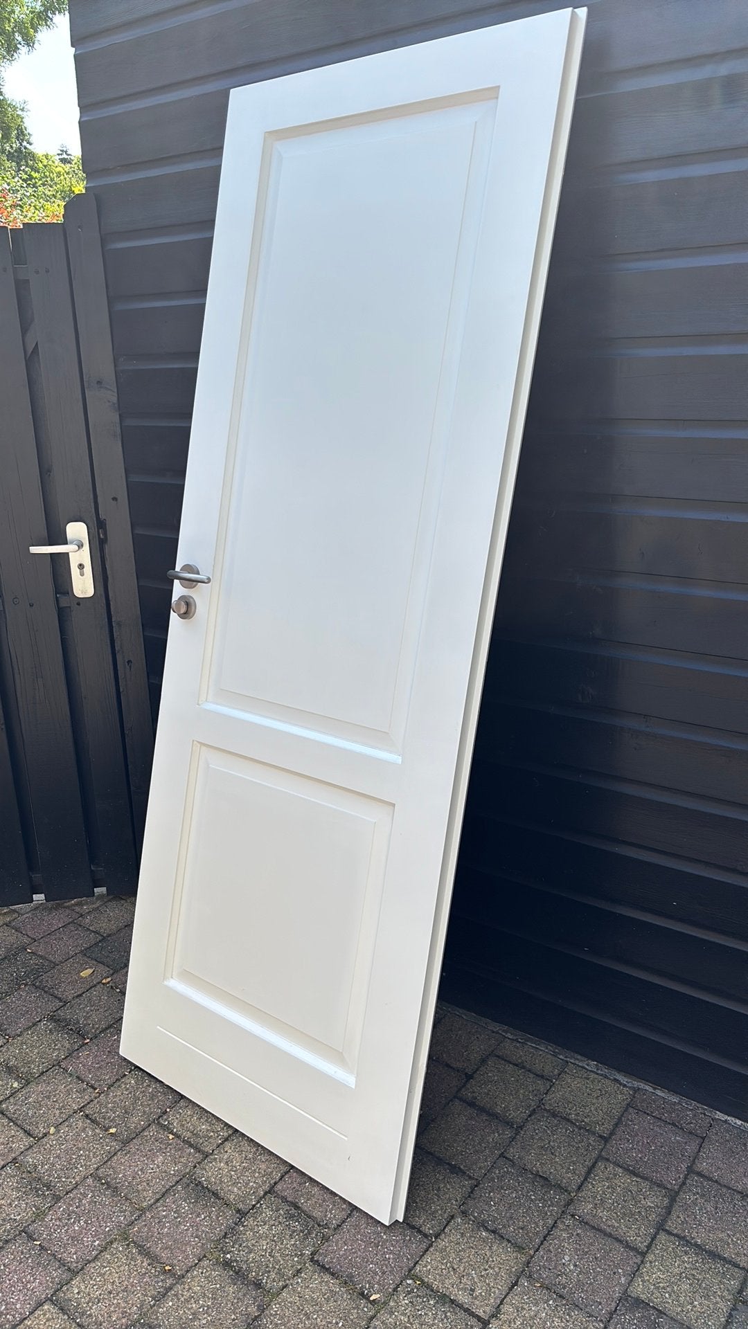 Opdekdeur, Doe-het-zelf en Verbouw, Deuren en Horren, Ophalen, Gebruikt, Minder dan 80 cm, Binnendeur