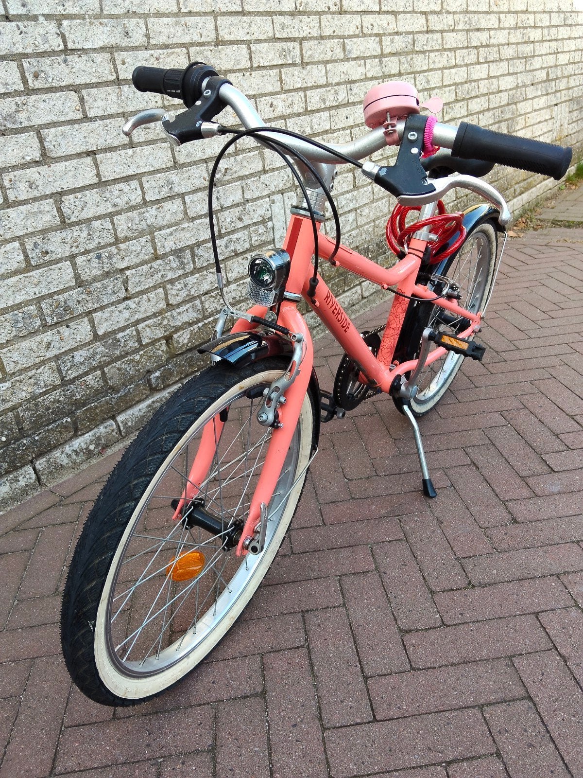 Roze kinderfiets 20 inch - Riverside, Fietsen en Brommers, Ophalen, Velgrem, Riverside, 16 tot 20 inch