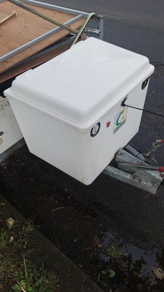 Witte opbergkist voor aanhanger of boot CONWAY, Caravans en Kamperen, Ophalen of Verzenden, Gebruikt