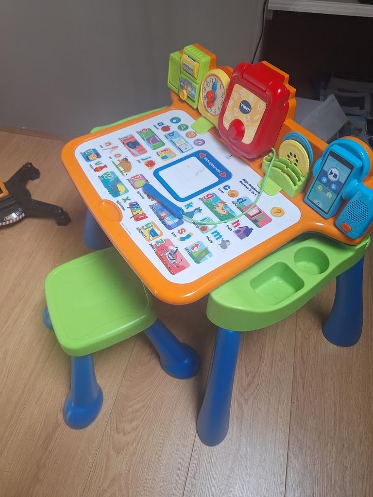 Vtech interactief tafeltje, Ophalen