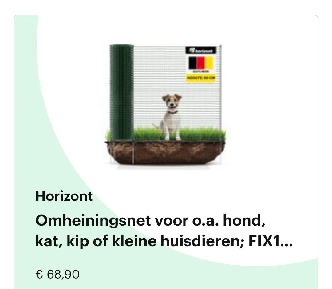zgan omheiningsnet, Ophalen of Verzenden