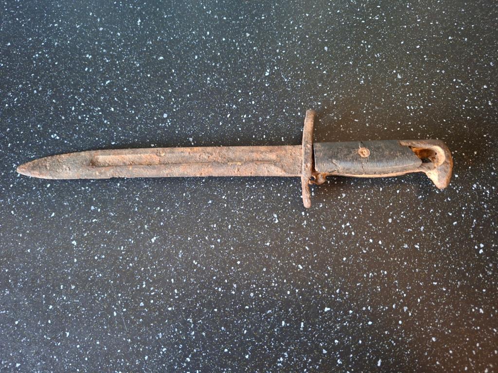 Ww2 wo2 US Amerikaanse bodemvondst Garand bajonet, Verzamelen, Militaria | Tweede Wereldoorlog, Ophalen of Verzenden, Amerika