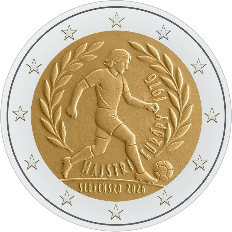 2 euro UNC 2026 - Slowakije, Ophalen of Verzenden, Slowakije, 2 euro, Losse munt