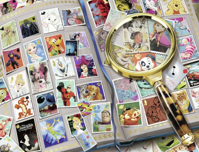 Ravensburger-Mijn Mooiste Disney Postzegels-2000 AANBIEDING, Hobby en Vrije tijd, Denksport en Puzzels, Ophalen of Verzenden, Meer dan 1500 stukjes