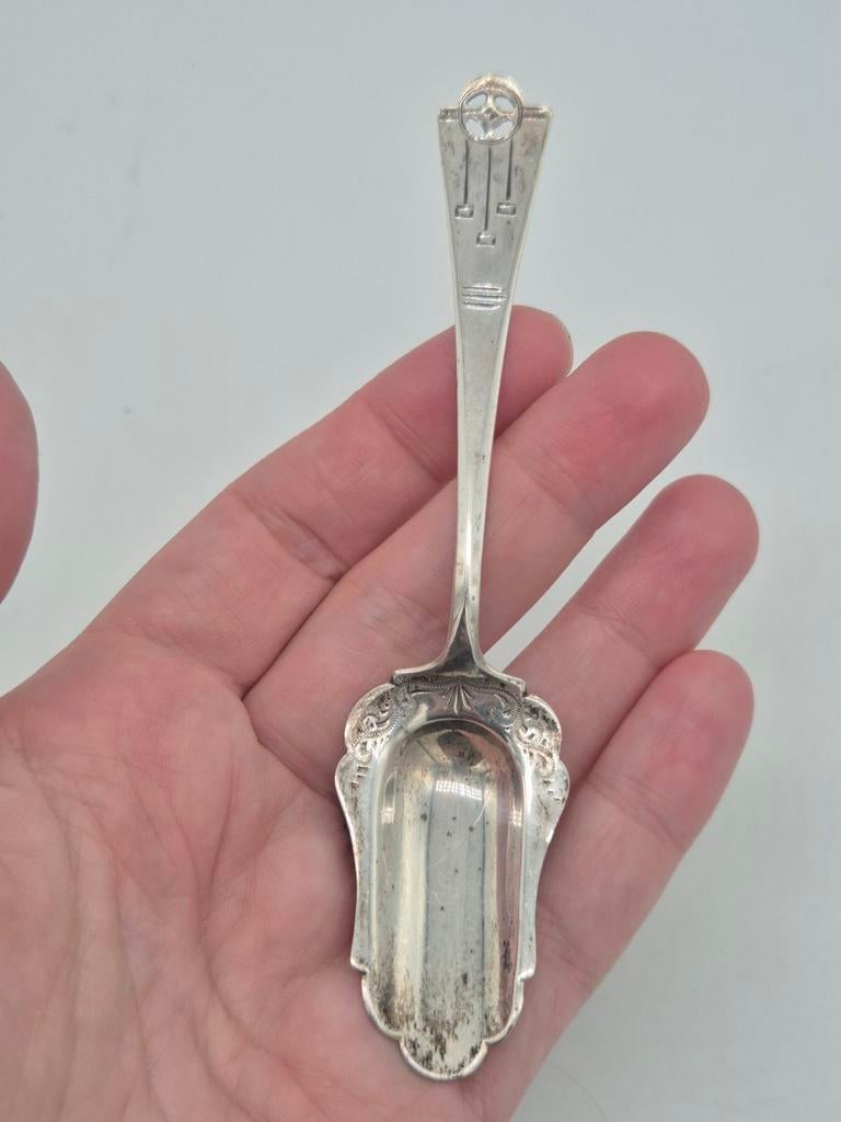 Antiek Zilveren Suikerschepje uit 1923, Antiek en Kunst, Antiek | Goud en Zilver, Verzenden, Zilver