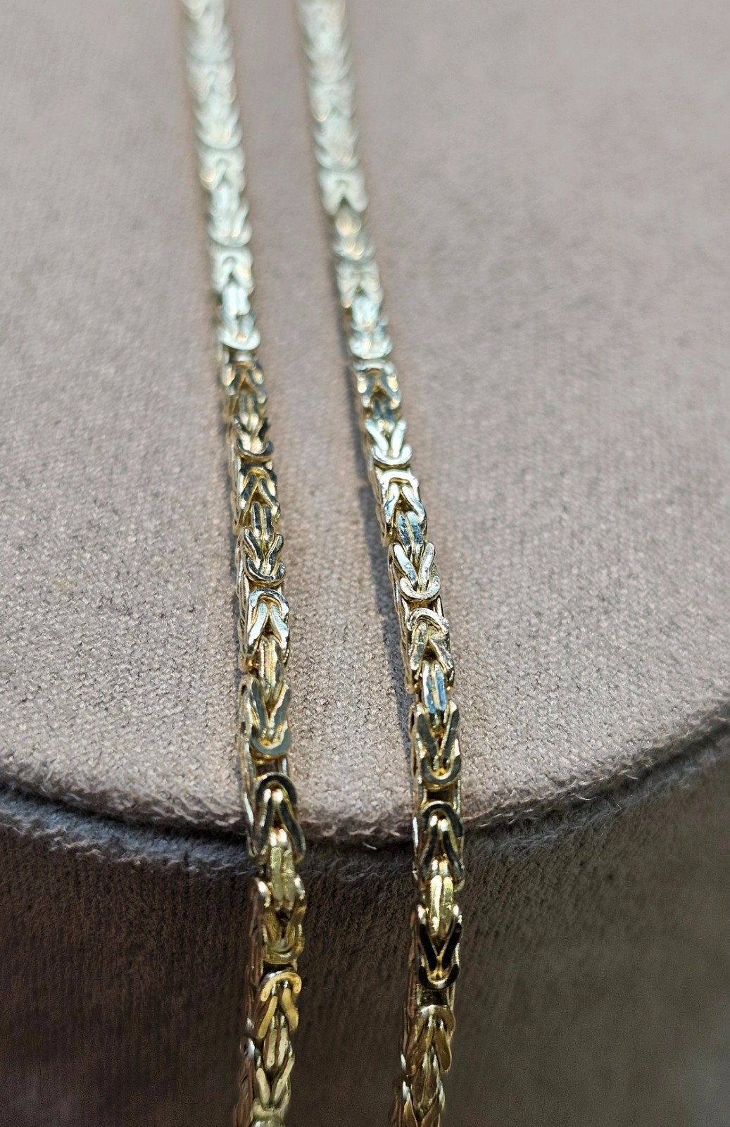 Prachtige Koningsketting 14k goud 1.8mm 67cm lang, Sieraden, Tassen en Uiterlijk, Kettingen, Nieuw, Goud, Goud, Ophalen of Verzenden