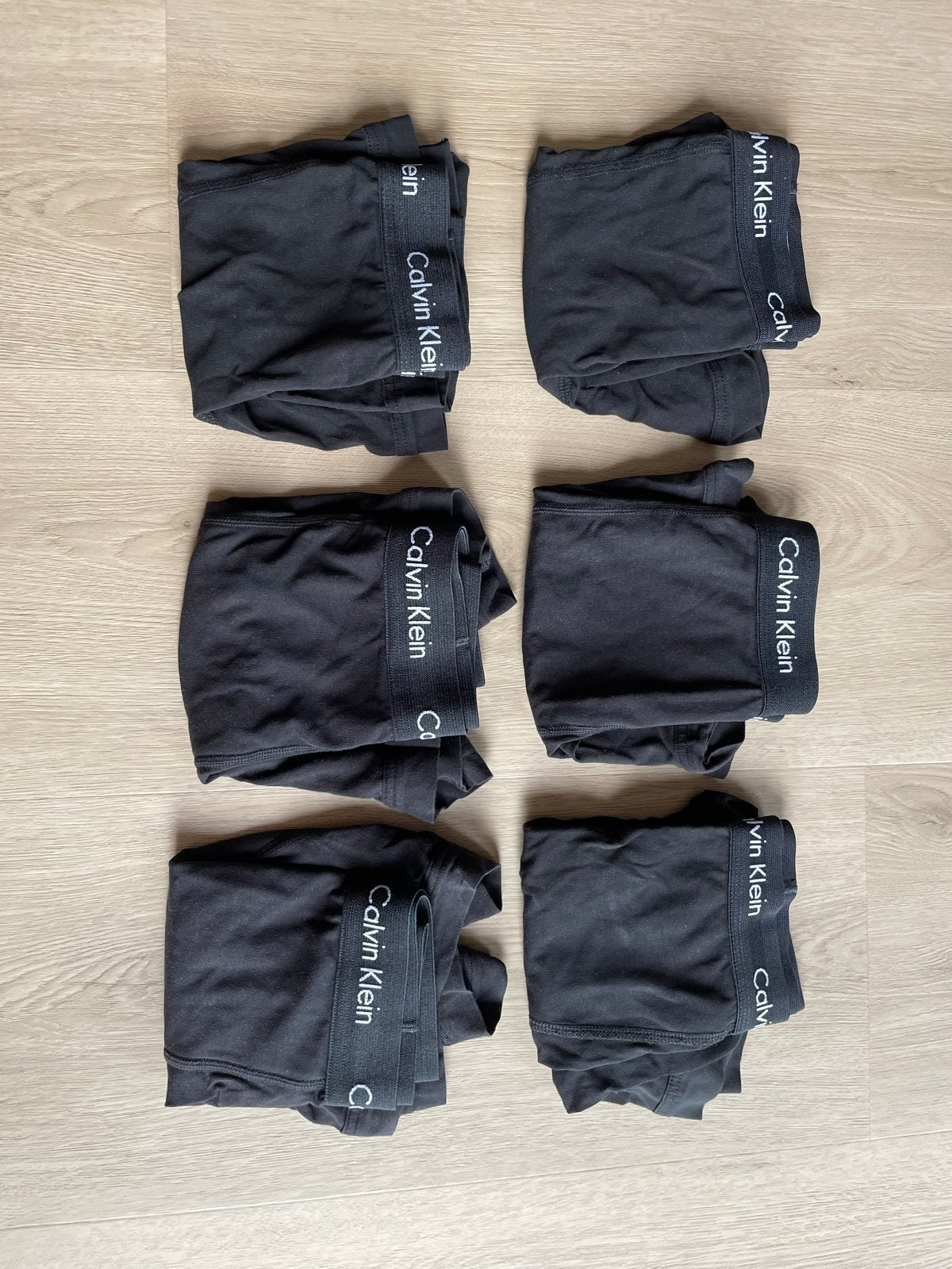 6 Calvin Klein Boxers Maat M - Zwart Katoen/Elastaan, Kleding | Heren, Ophalen of Verzenden, Zwart, Boxer