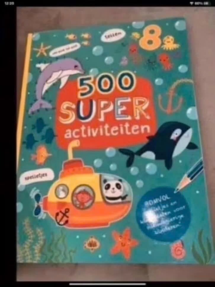 500 Super Activiteiten: Boek vol spelletjes en feiten, Verzenden, Nieuw, Onbekend