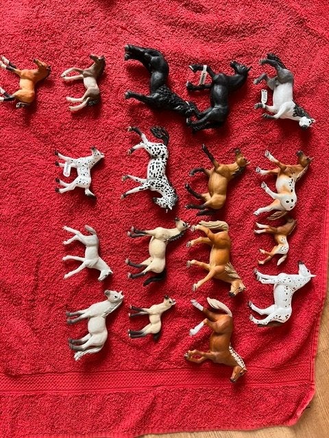 Mega schleich paarden pakket, Ophalen, Gebruikt